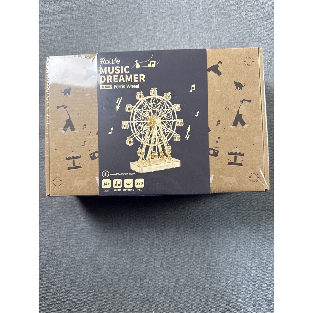 Rolife - MUSIC DREAMER - Ferris Wheel - TGN01 - 14+ - NEW SEALED ⭐️⭐️⭐️⭐️⭐️ ✅️